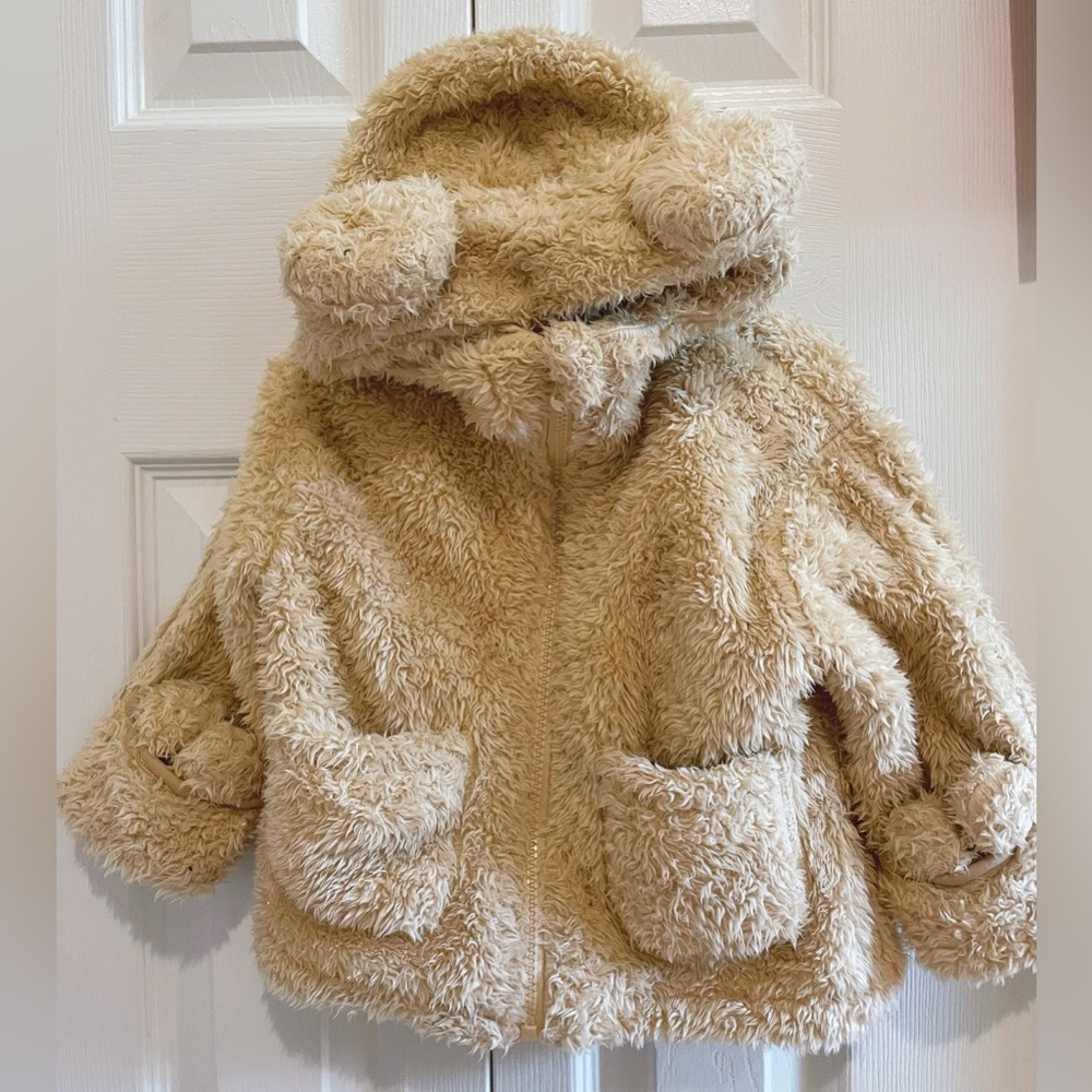 Teddy Bear Fur Jacket